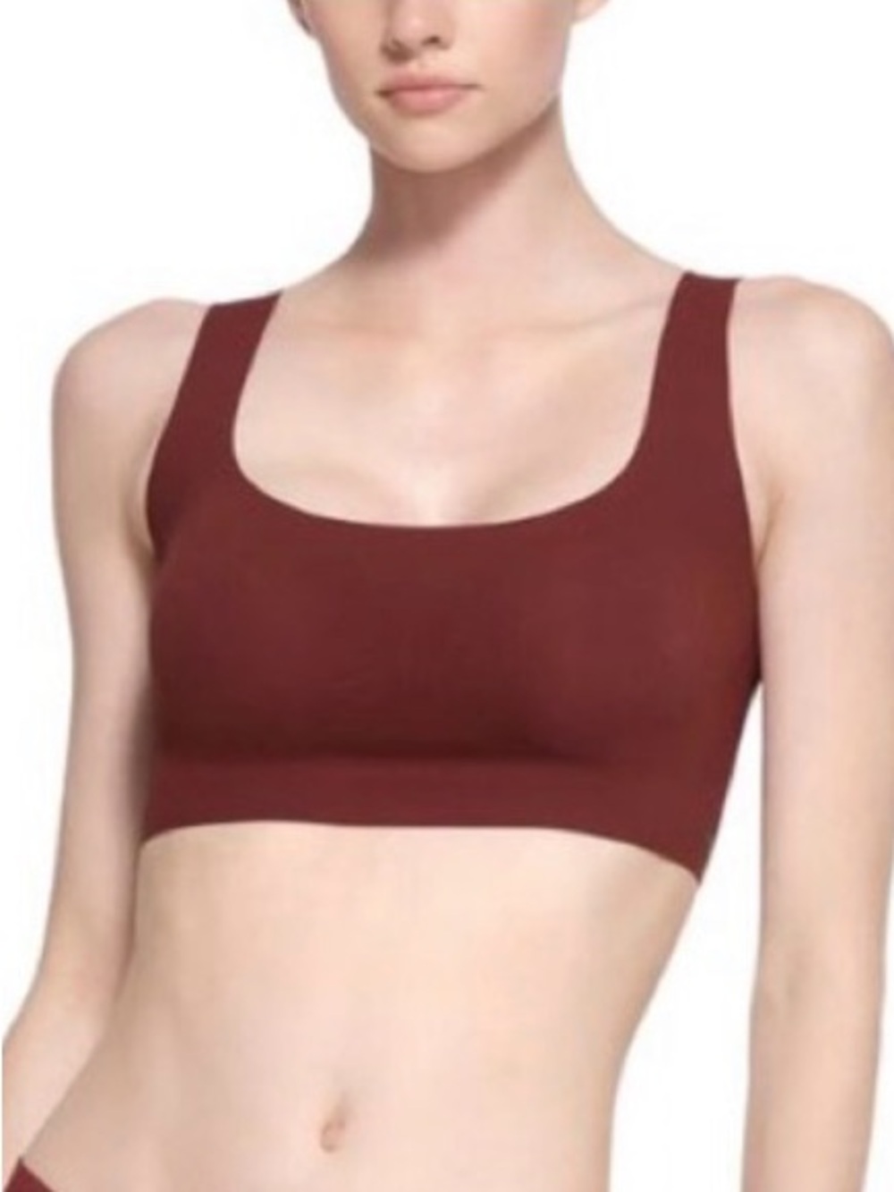 🤎🍷SKIMS Naked Scoop Longline Bralette | M-DD | NWT